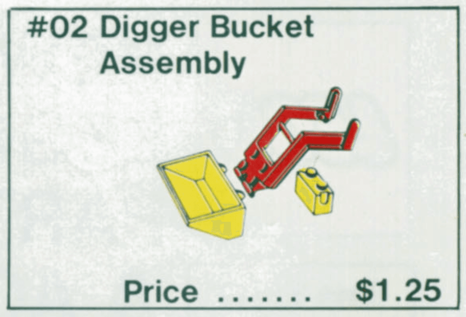 LEGO sættet Digger Bucket Assembly