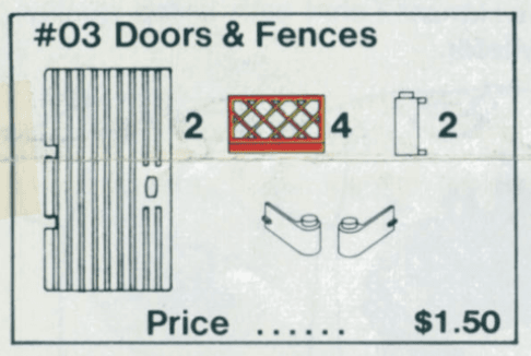 LEGO sættet Doors and Fences