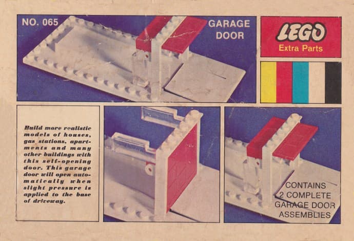 LEGO sættet Two Garage Door Kits