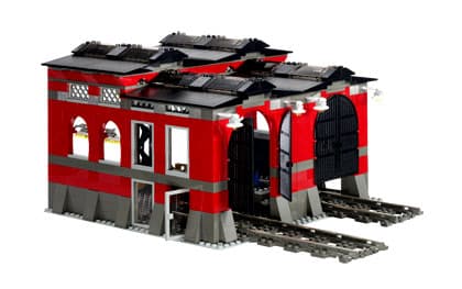 LEGO sættet Train Engine Shed