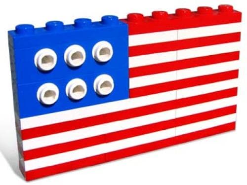LEGO sættet American Flag