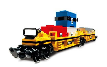LEGO sættet TTX Intermodal Double-Stack Car