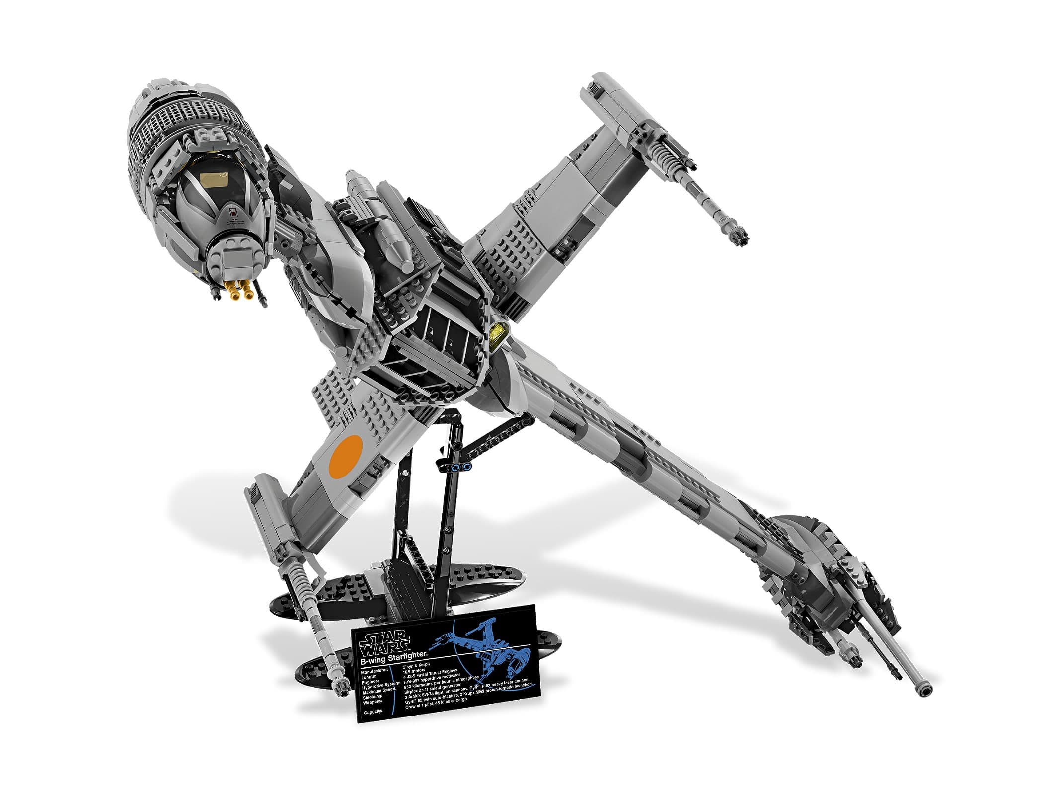 LEGO sættet B-wing Starfighter