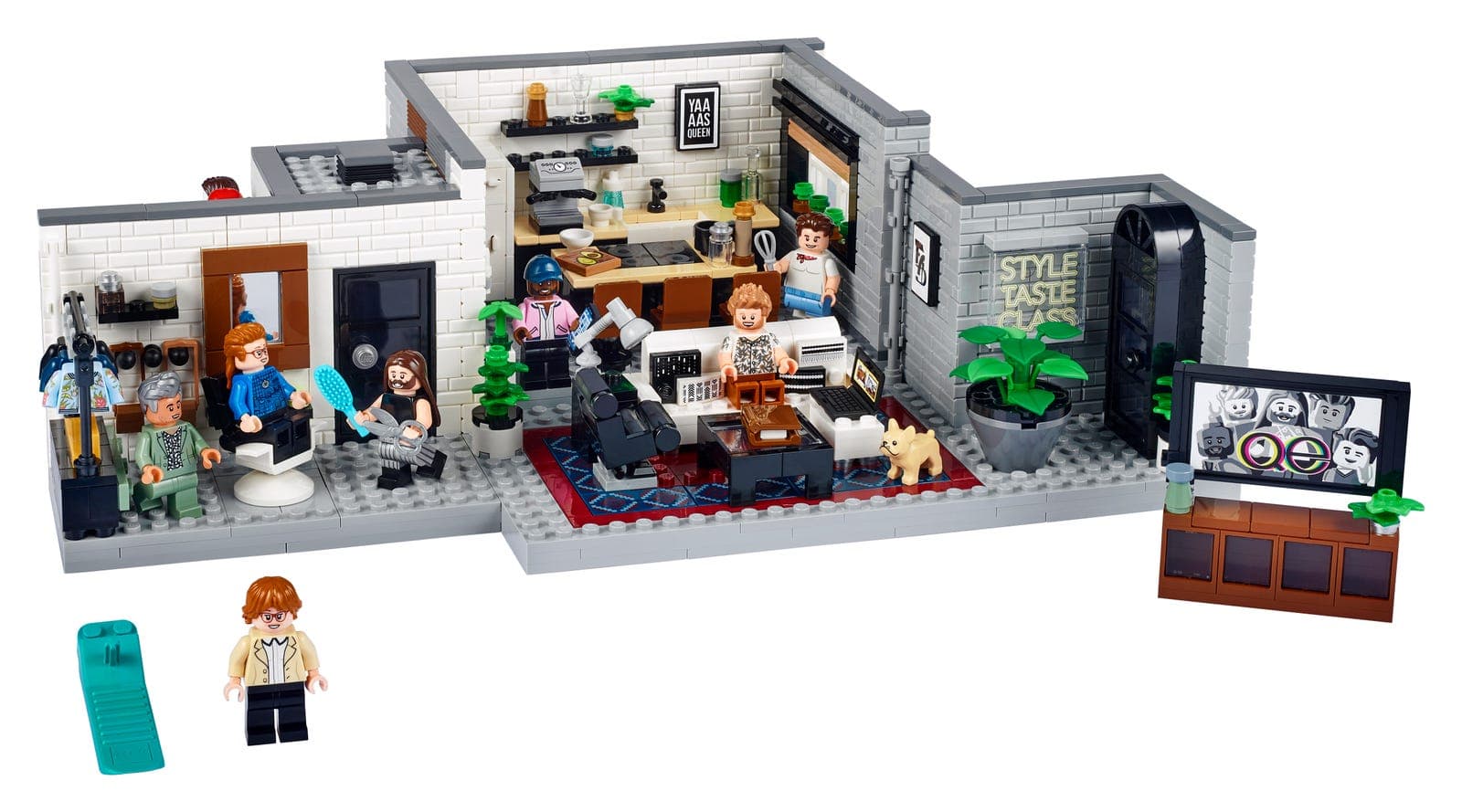 LEGO sættet Queer Eye: The Fab 5 Loft