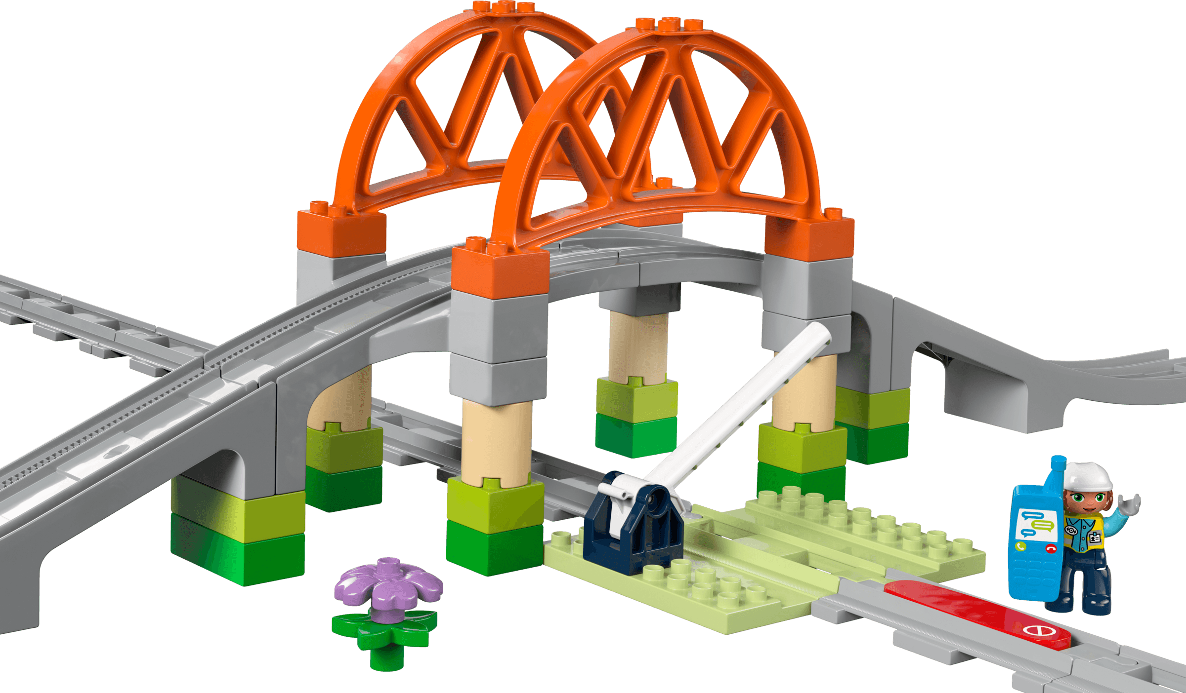 LEGO sættet Train Bridge and Tracks Expansion Set