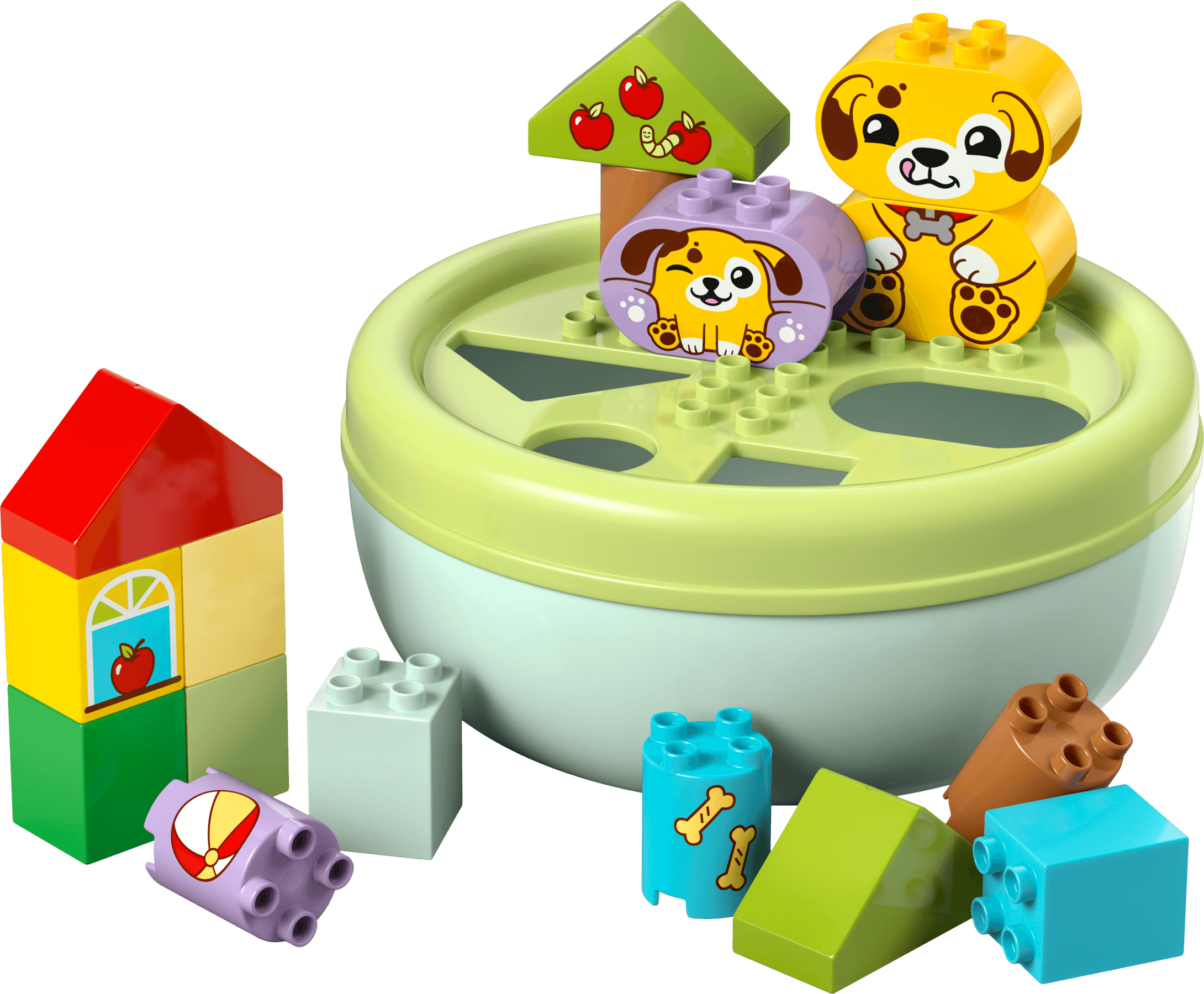 LEGO sættet Shape Sorter: Puppy House