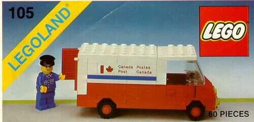 LEGO sættet Canada Post Truck