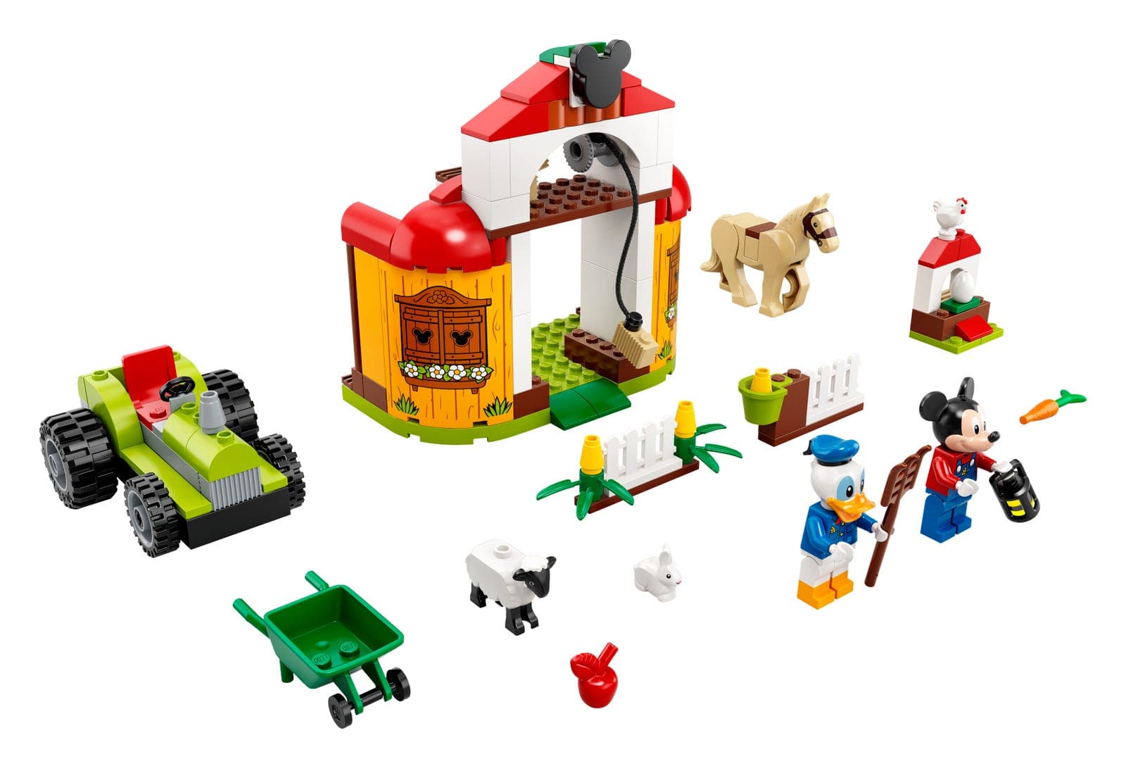 LEGO sættet Mickey Mouse & Donald Duck's Farm