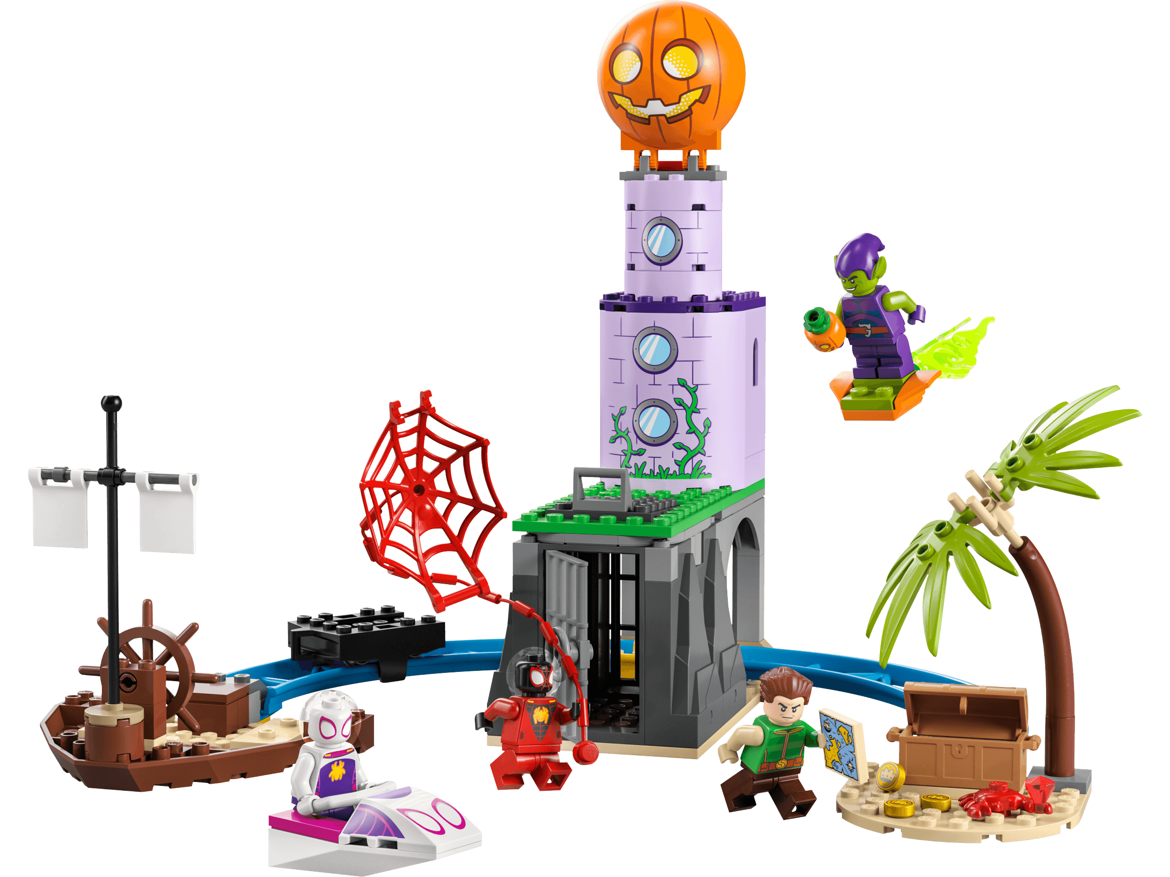 LEGO sættet Team Spidey at Green Goblin's Lighthouse