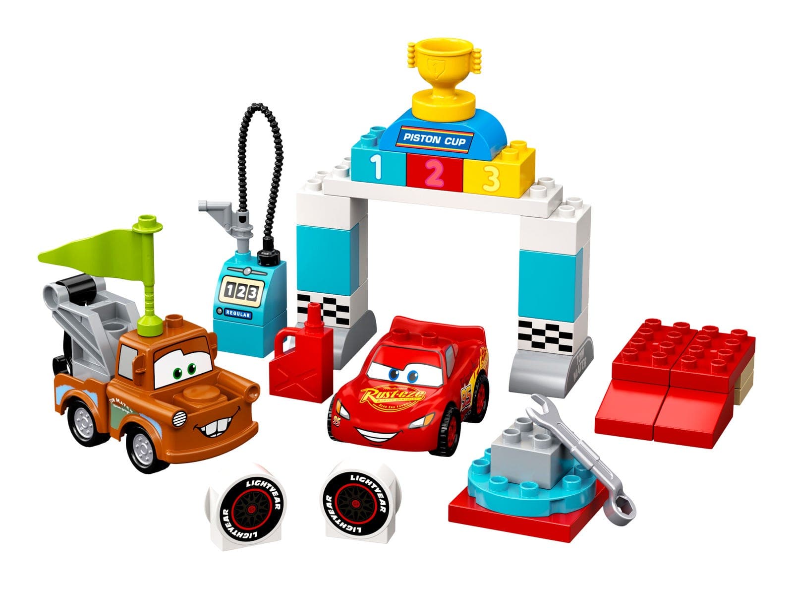 LEGO sættet Lightning McQueen's Race Day