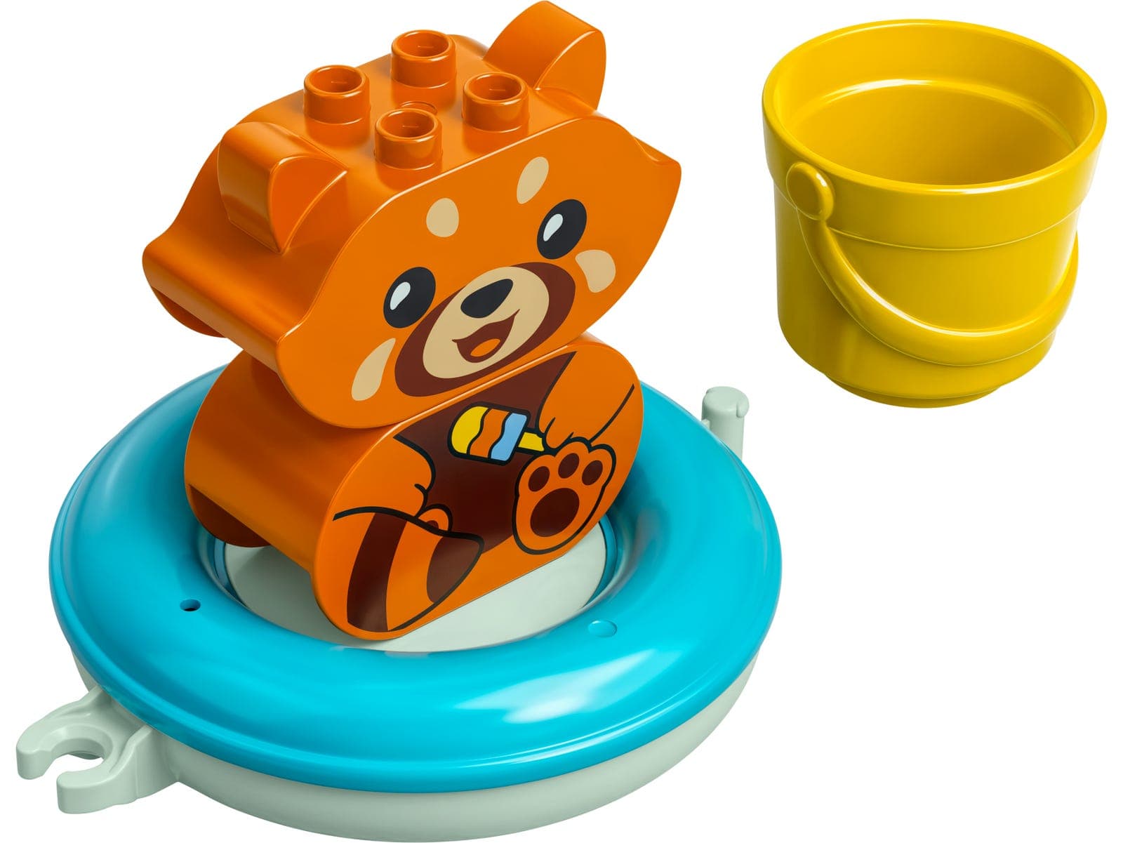 LEGO sættet Bath Time Fun: Floating Red Panda
