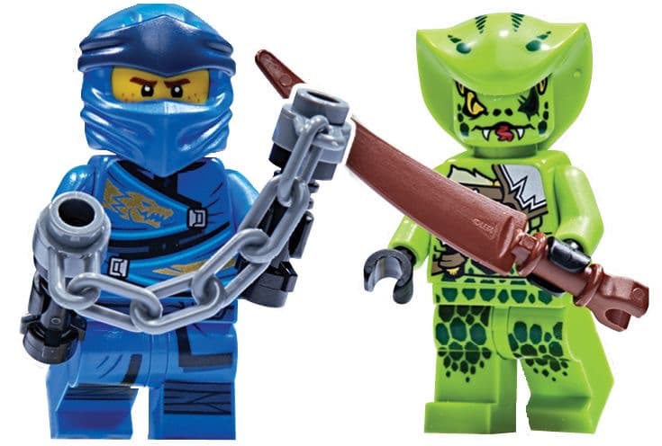 LEGO sættet Jay vs. Lasha