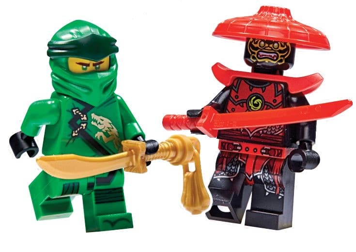LEGO sættet Lloyd vs. Stone Warrior