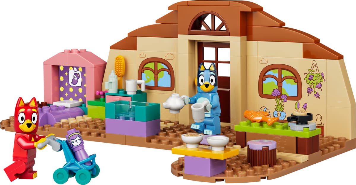 LEGO sættet School with Rusty and Bluey