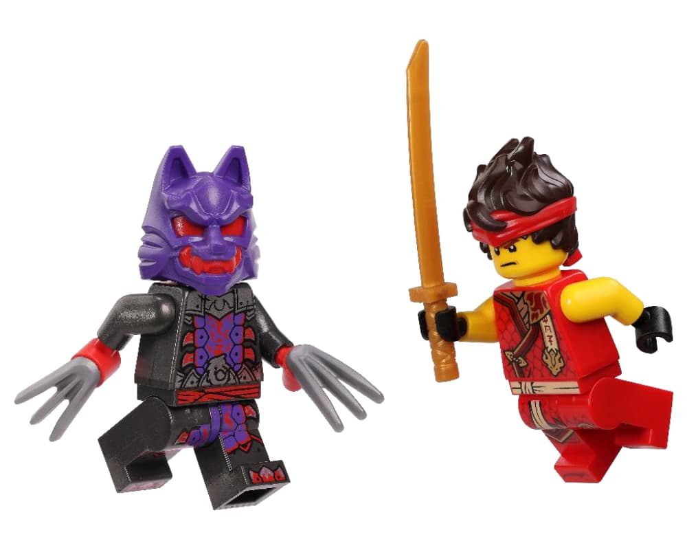 LEGO sættet Kai vs. Wolf Mask