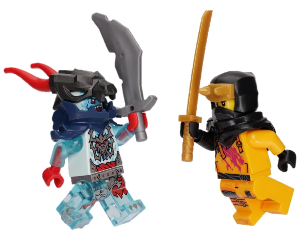 LEGO sættet Arin vs. Spectral Dragonian Scout