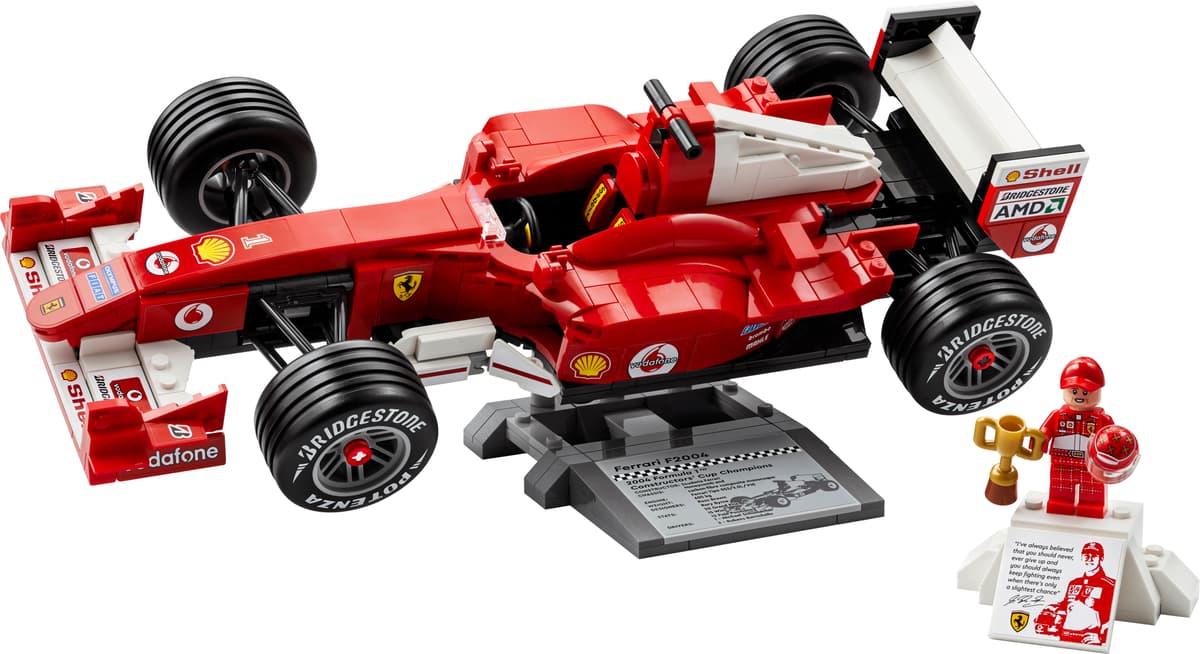 LEGO sættet Ferrari F2004 & Michael Schumacher