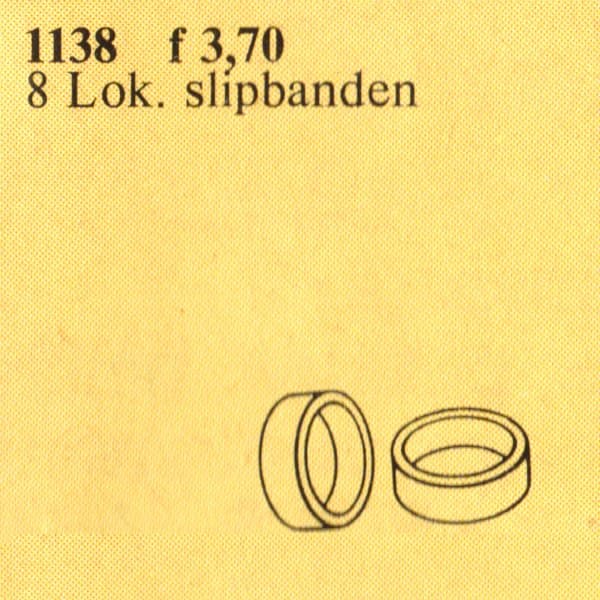 LEGO sættet Replacement Rubber Wheel Treads for Trains