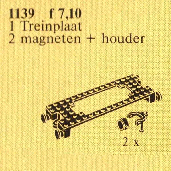 LEGO sættet Motor-Mount Plate with Magnetic Couplers