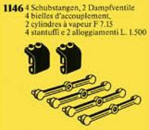 LEGO sættet Pushrods, Cylinder Housings