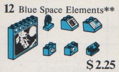 LEGO sættet Blue Space Elements