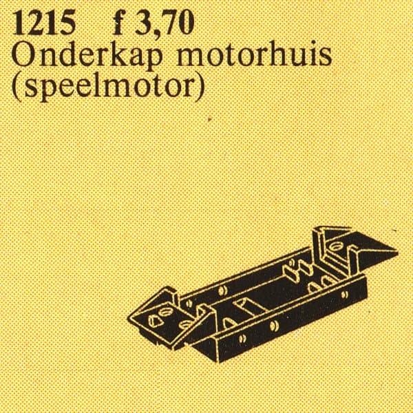 LEGO sættet Train Motor 4.5V Type II Lower Housing