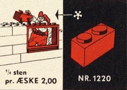 LEGO sættet 1 x 2 Bricks