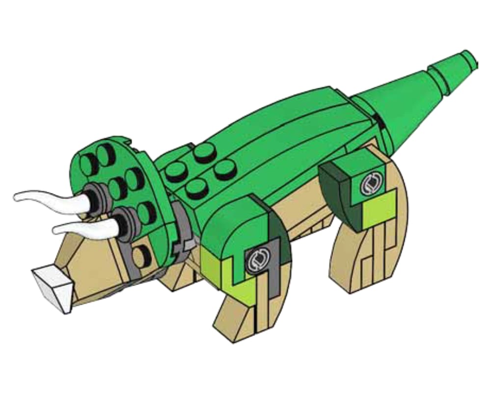 LEGO sættet Triceratops
