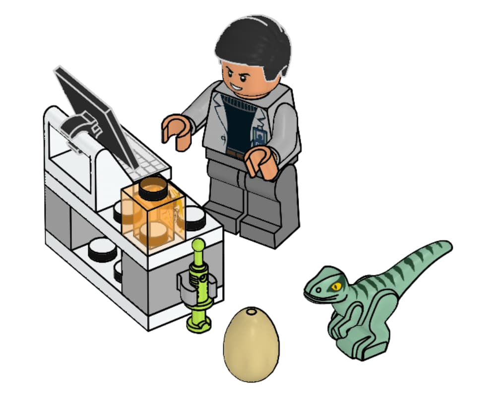 LEGO sættet Dr. Wu's Laboratory
