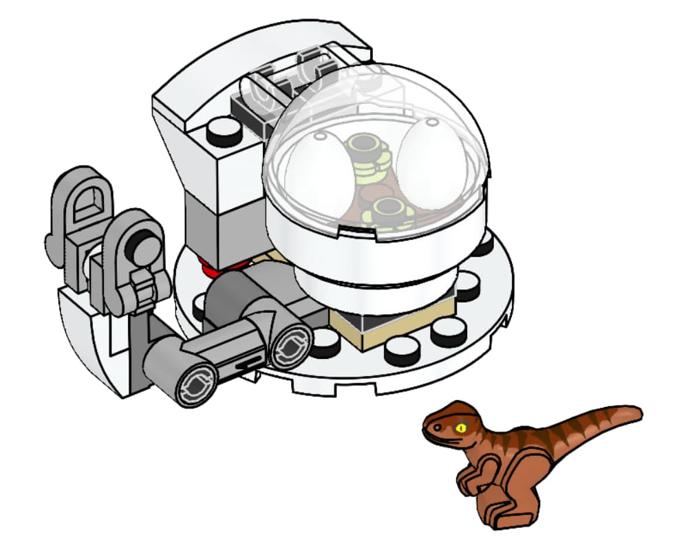 LEGO sættet Raptor with Breeding Station