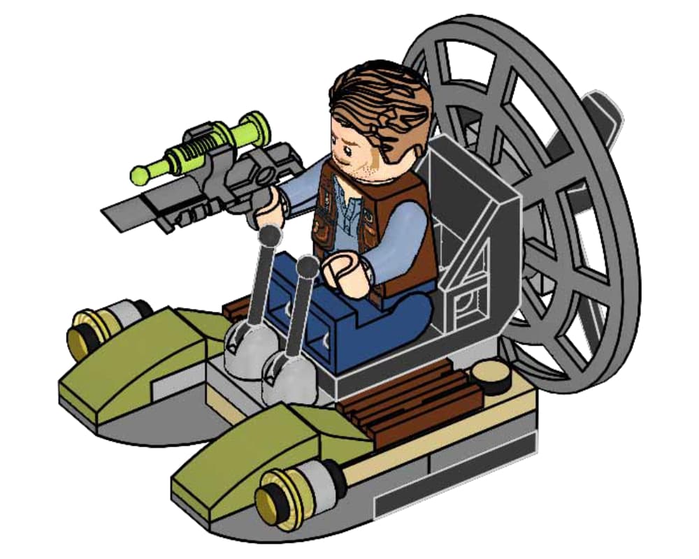 LEGO sættet Owen with Airboat