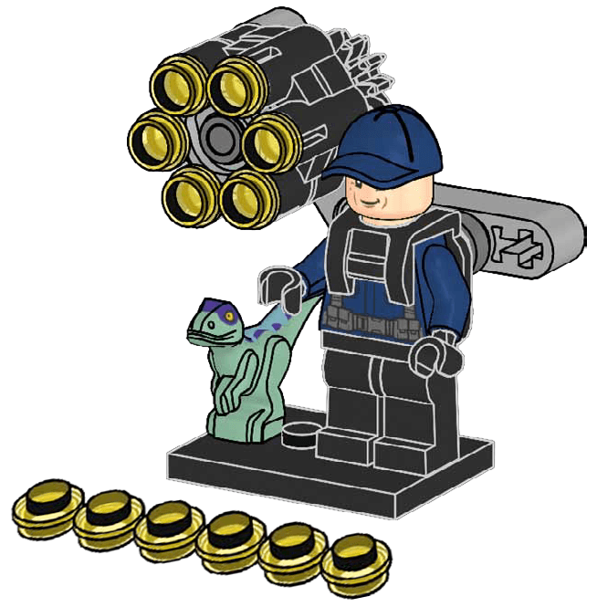 LEGO sættet Guard and Raptor