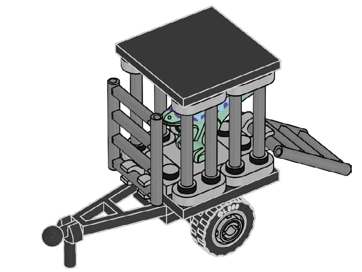 LEGO sættet Baby Raptor with Transport Cage