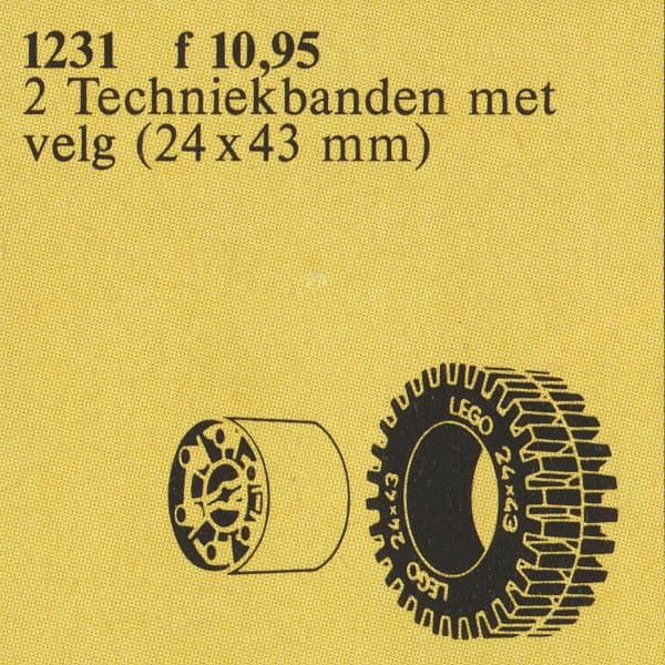 LEGO sættet X-Large Tires & Hubs