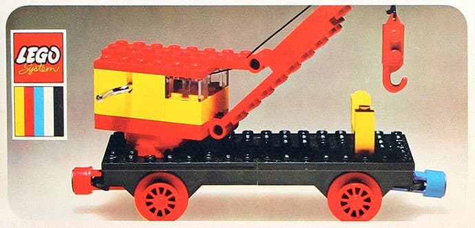 LEGO sættet Mobile Crane (Train Base)