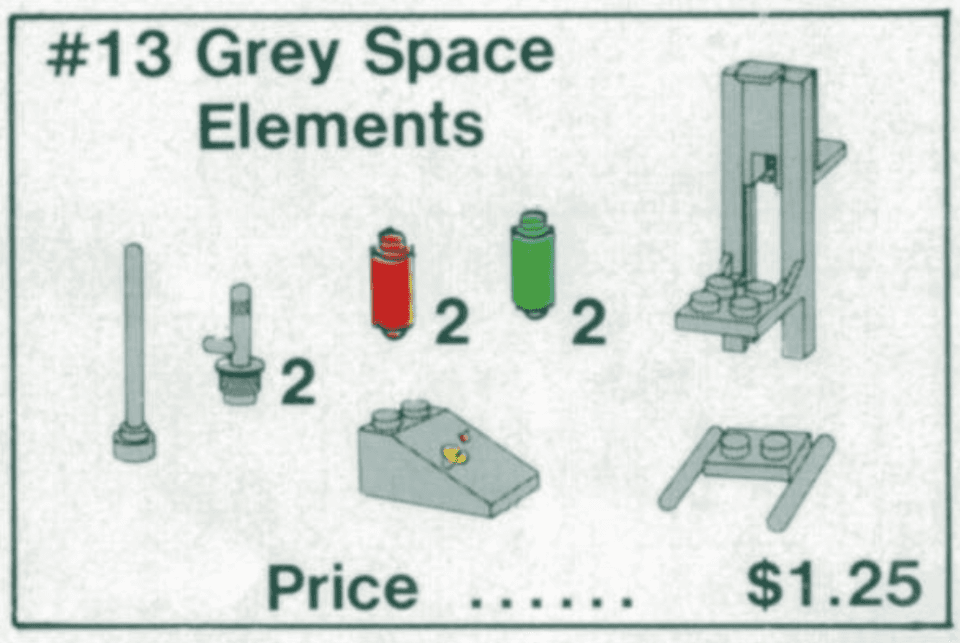 LEGO sættet Gray Space Elements