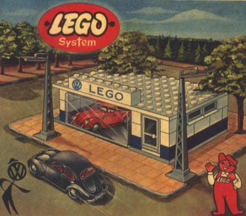 LEGO sættet VW Auto Showroom