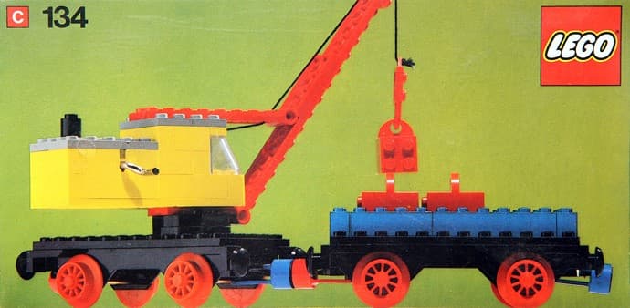LEGO sættet Mobile Crane and Wagon