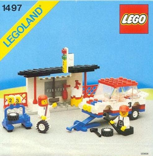 LEGO sættet Rally and Pitcrew Team