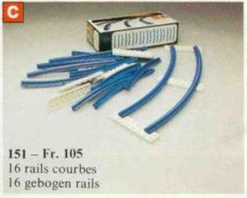 LEGO sættet Curved Track