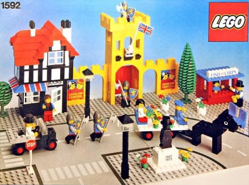 LEGO sættet Town Square - Castle Scene