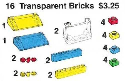 LEGO sættet Transparent Bricks