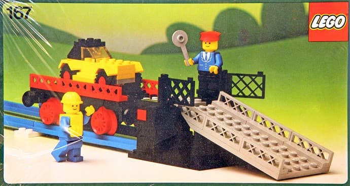 LEGO sættet Loading Ramp and Car Transport Wagon