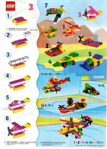 LEGO sættet Prop Plane