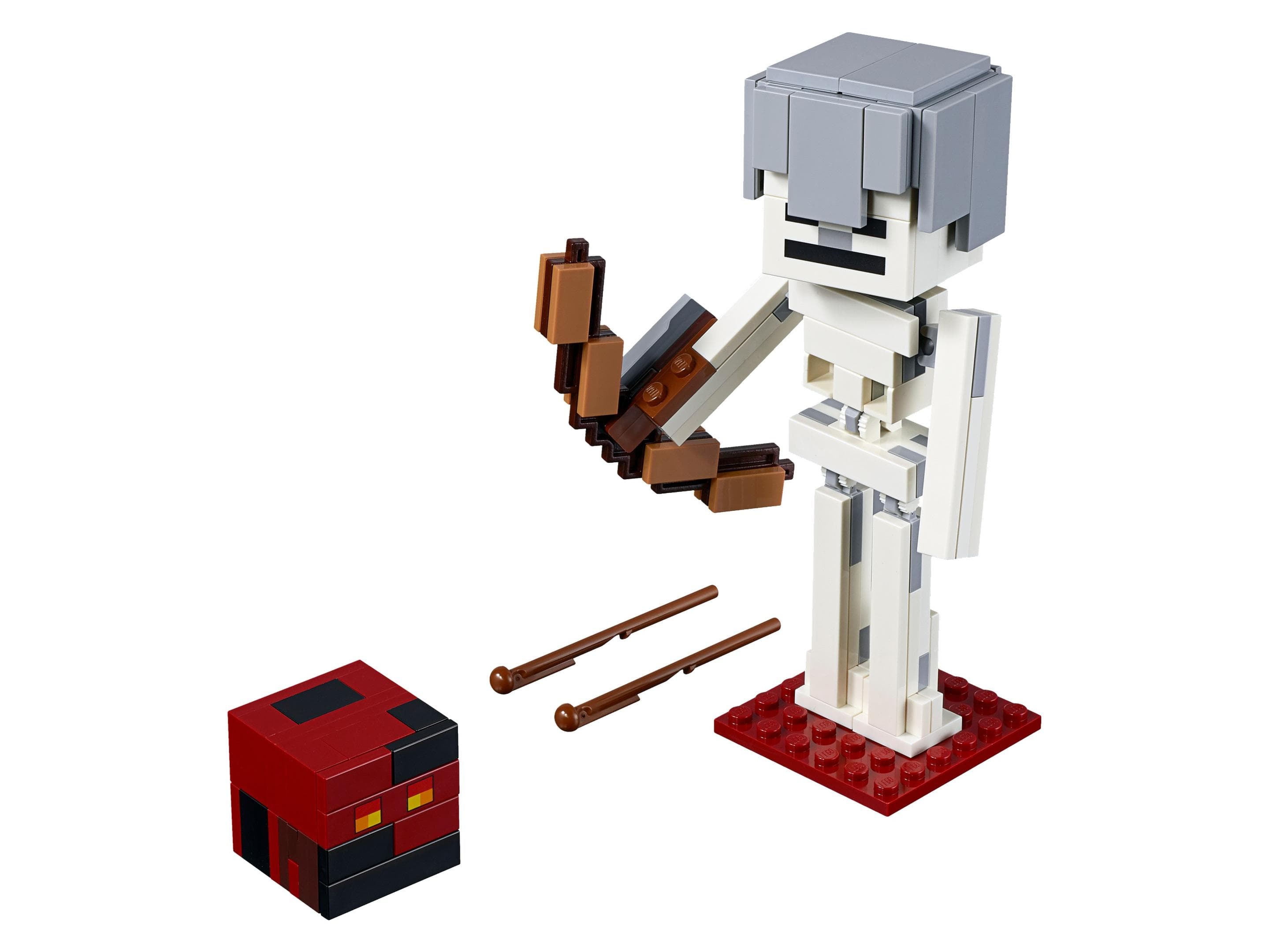 LEGO sættet Minecraft Skeleton BigFig with Magma Cube