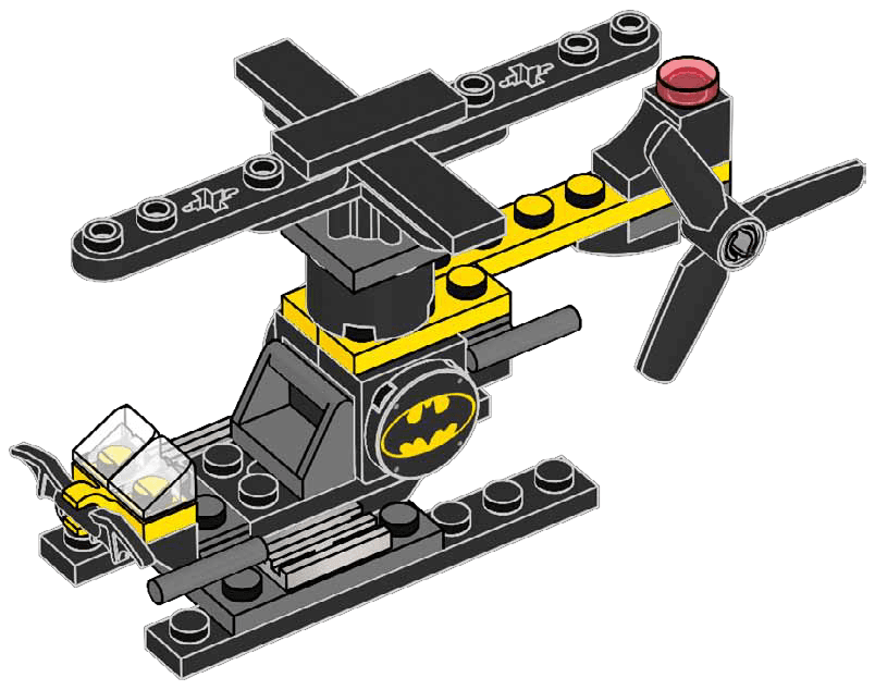 LEGO sættet Batcopter