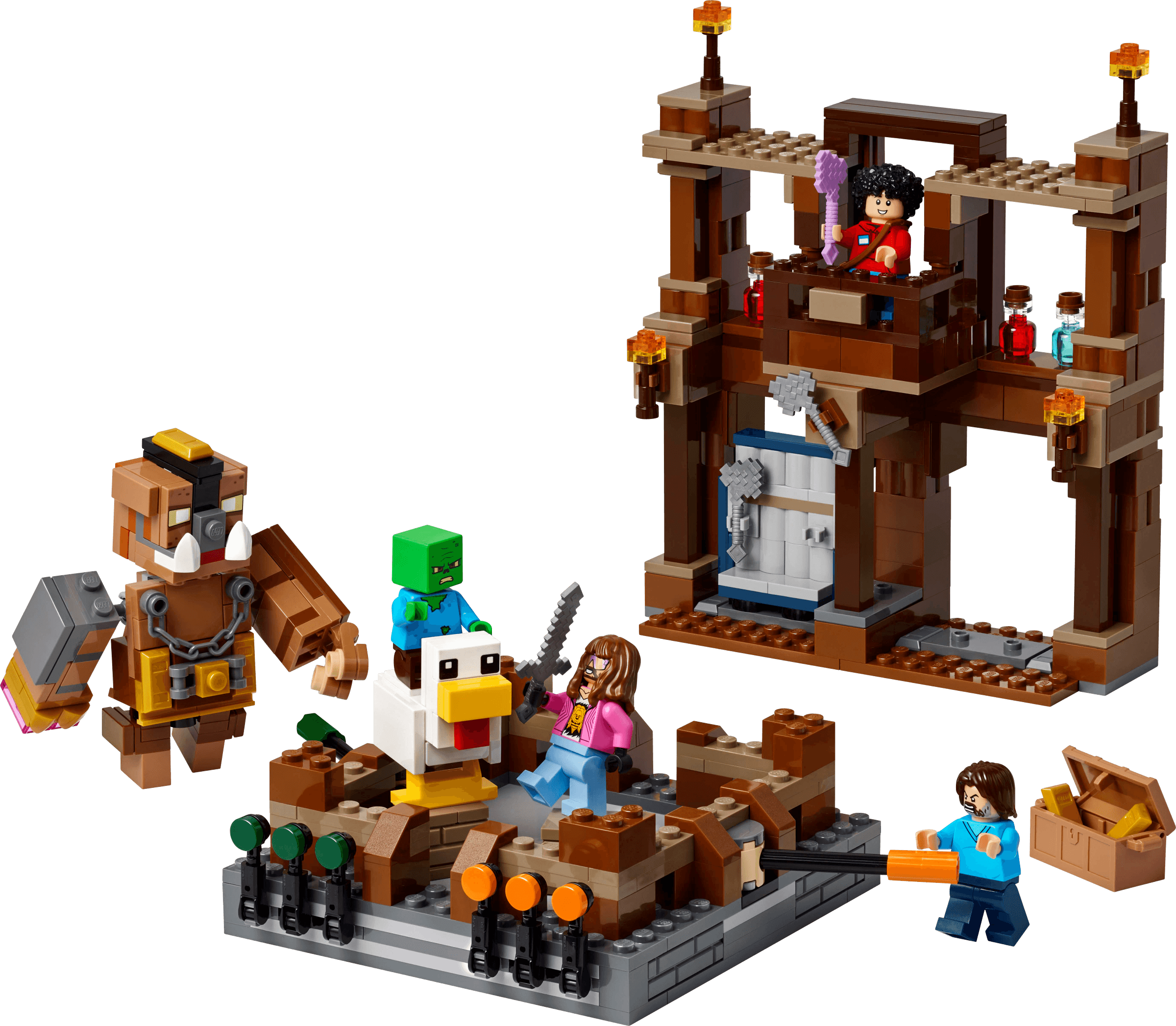 LEGO sættet Woodland Mansion Fighting Ring