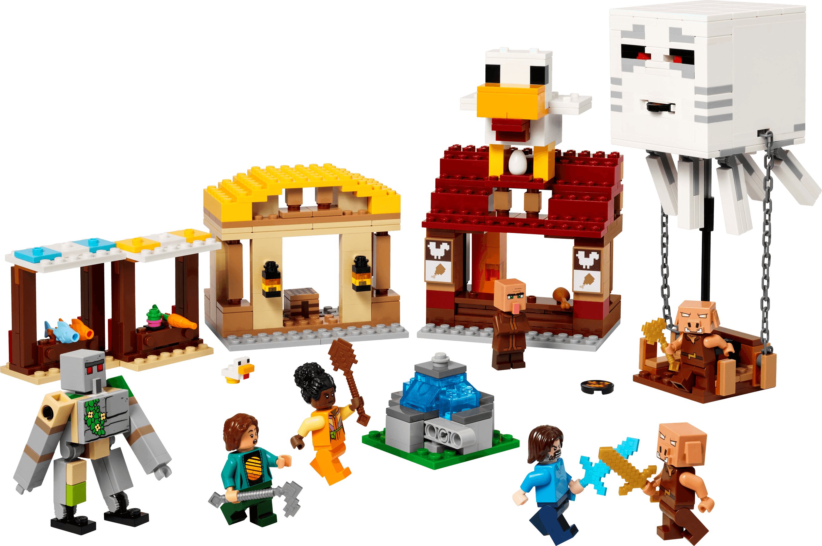 LEGO sættet The Ghast Balloon Village Attack