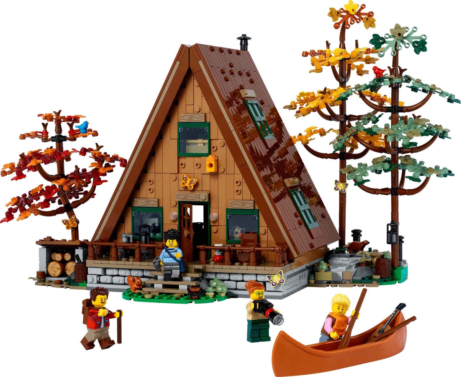 LEGO sættet A-Frame Cabin