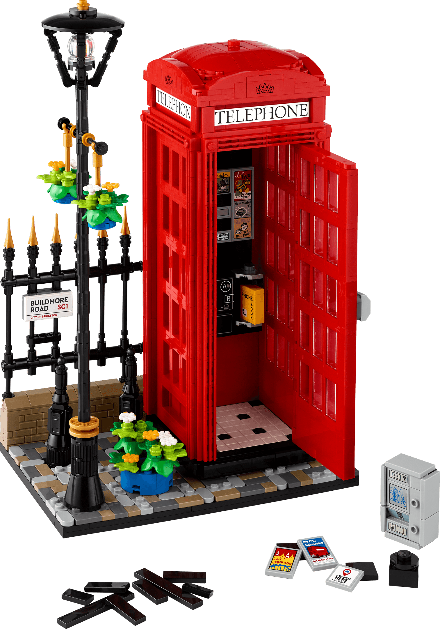 LEGO sættet Red London Telephone Box
